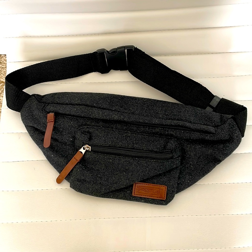 Dark Gray Fleece Fannypack, CRG Prestige